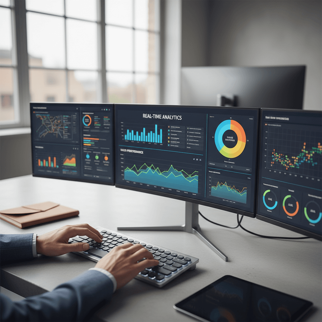 Analytics e reporting in tempo reale